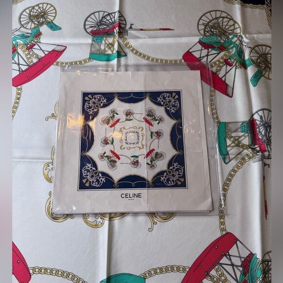 Celine Silk Scarf - Picture 5 of 6